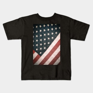 Retro USA Flag Kids T-Shirt